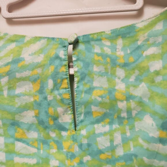 Heart of Palm Blouse S 24 Mint Green Embellished Long Sleeve Vintage Summer NWOT - Picture 9 of 12